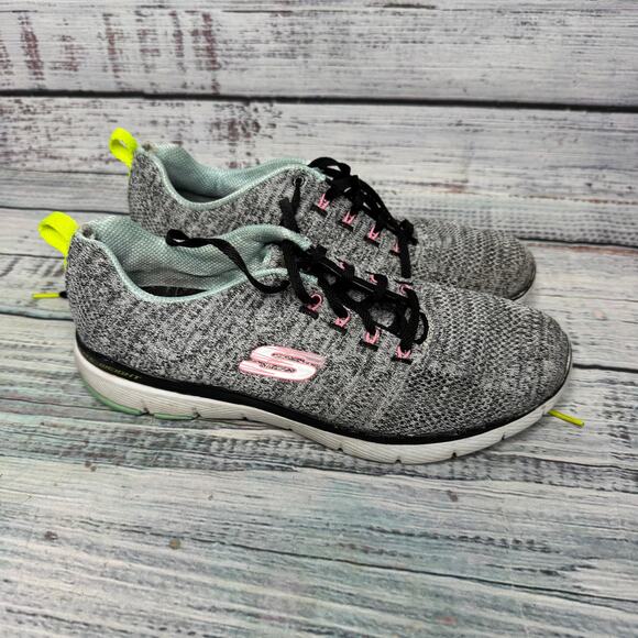 Skechers 13077 Skechers Women's Memory Foam Sport Sneakers 9 - Picture 2 of 4